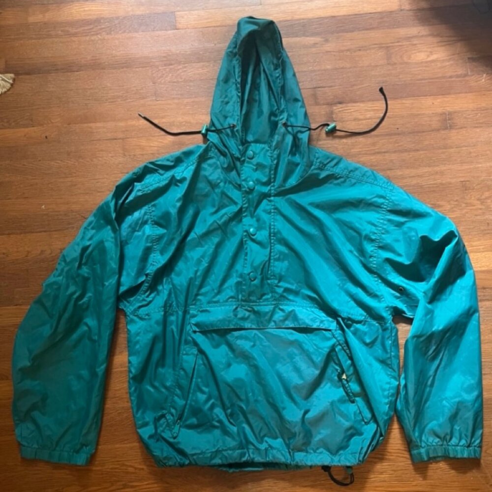 Vintage 90's teal windbreaker from DASH